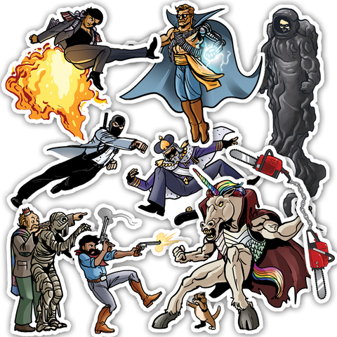 Dr. McNinja Battle Magnets