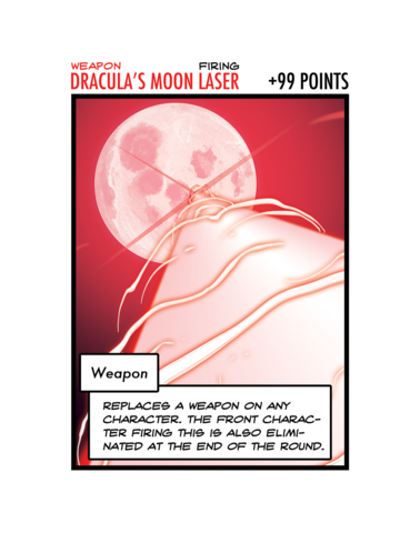 Dracula's Moon Laser: The Oversized Card
