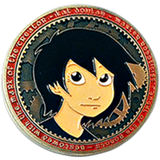 Antimony and Kat Challenge Coin