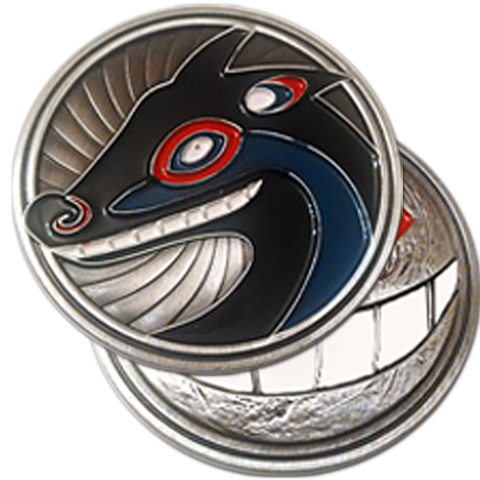 Coyote and The Moon Challenge Coin