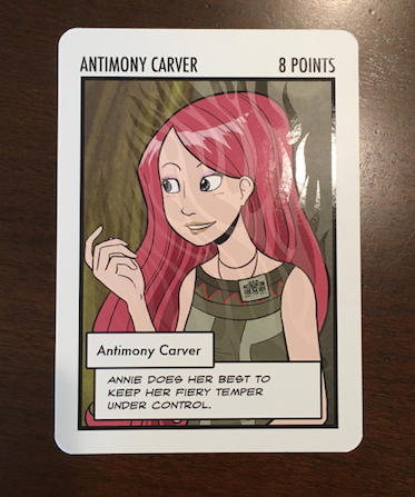 Antimony Carver: The Oversized Card
